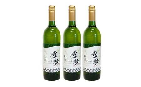ふなおワイナリー マスカット・オブ・アレキサンドリア【やや甘口】　750ml×3本【ワイン スパークリングワイン ふなおワイナリー お酒 酒 さけ岡山県 倉敷市 人気 おすすめ】