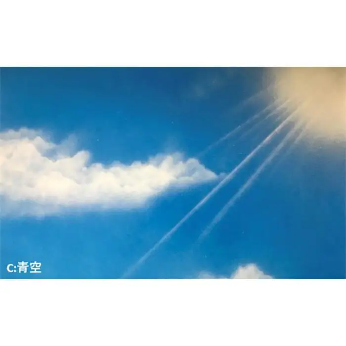 スプレーアート原画／「青空」