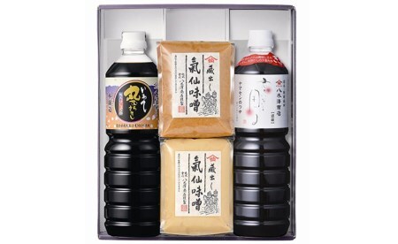 八木澤商店ギフト 調味料 4種セット 【秋明菊】(しゅうめいぎく) 【醤油 つゆ 赤味噌 白味噌 詰め合わせ 贈答品 】RT529