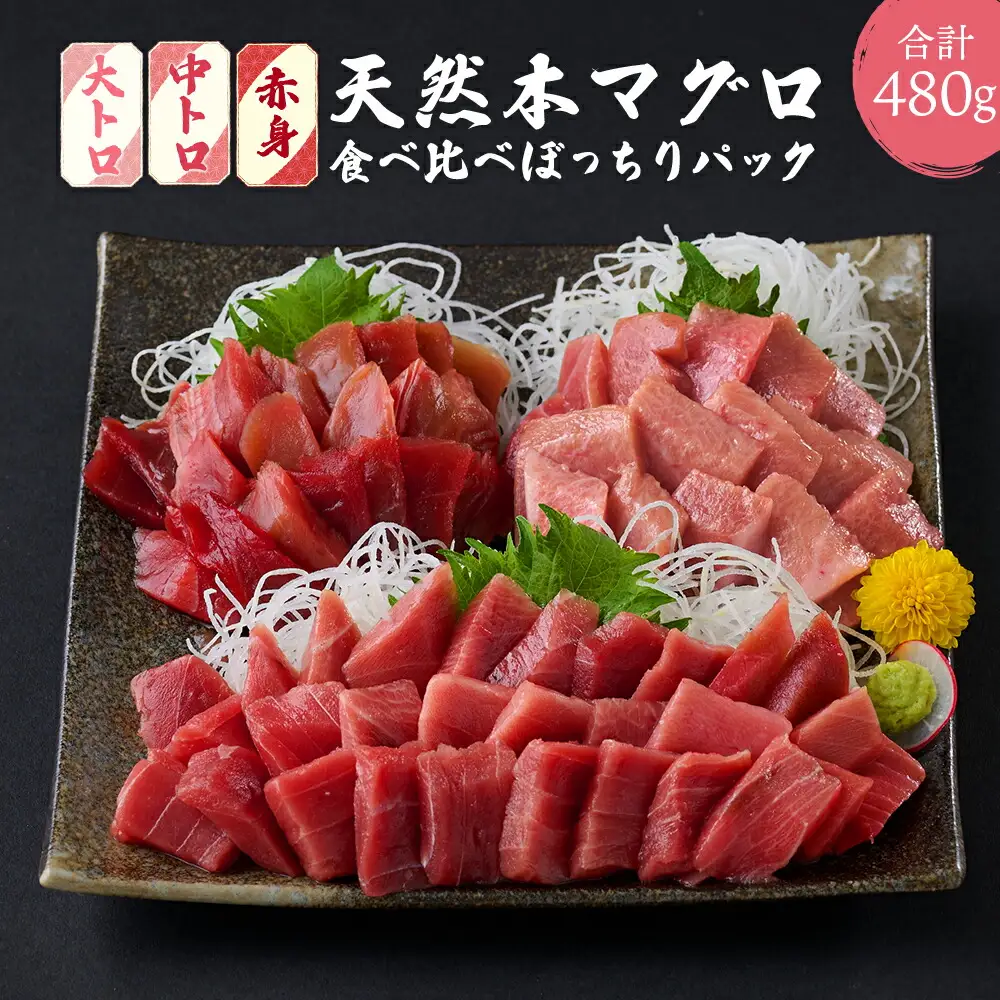 天然本マグロ切り落とし480g 【まぐろ】tk037