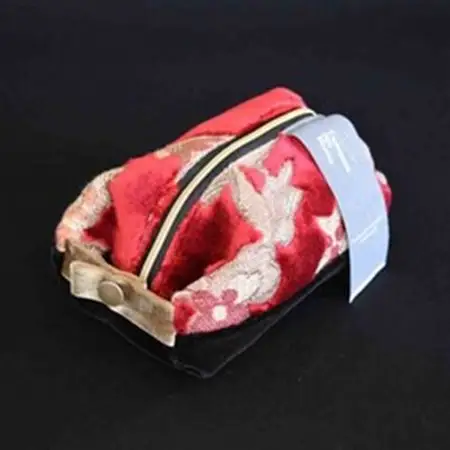 ポーチS 【タエナカノヌノ】レッド_装飾品・工芸品  鞄・バッグ かばん カバン_【1106060】