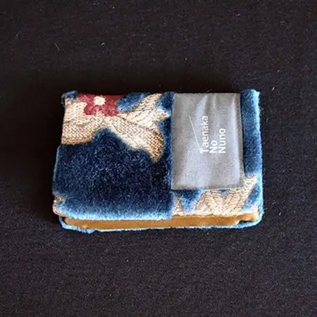 名刺入れ【タエナカノヌノ】ブルー_装飾品・工芸品  服飾小物 _【1106065】