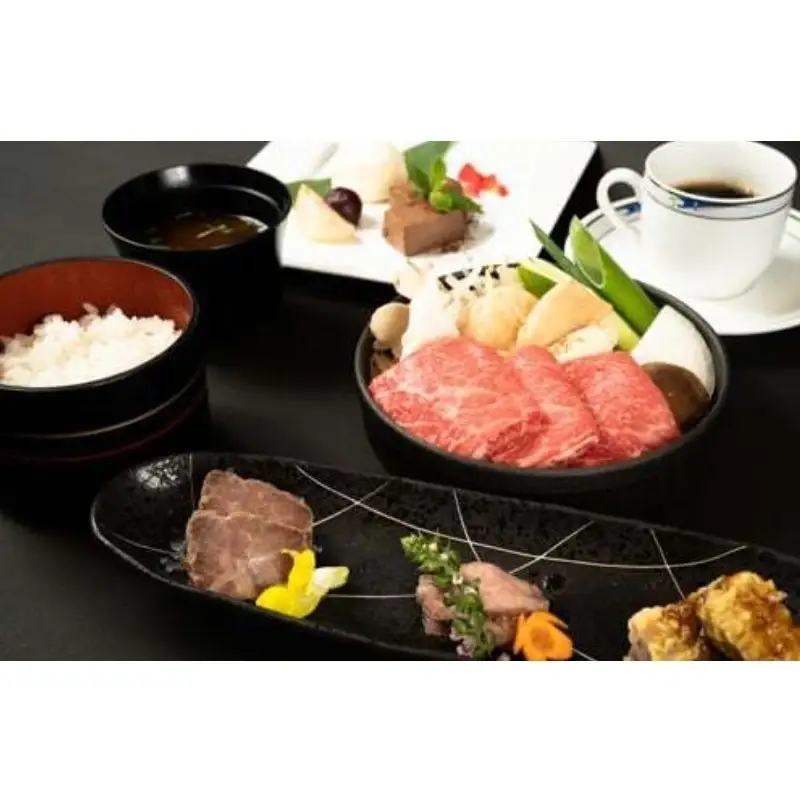 れすとらん松喜屋本店ペアお食事券「牛鍋膳ランチコース」/ 食事券 ギフト のし 熨斗 お歳暮