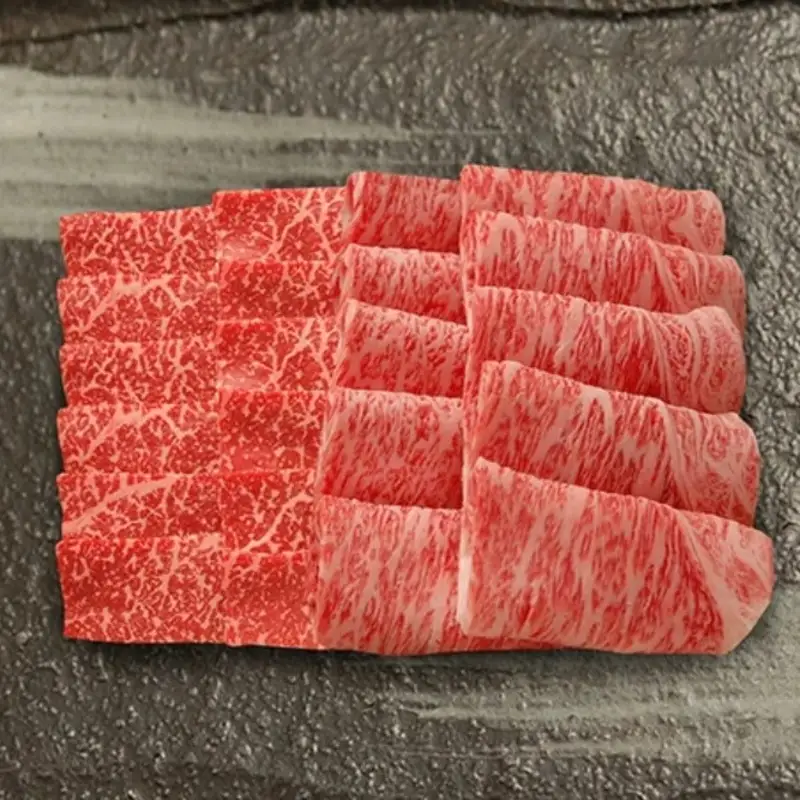 (プレミアムギフト）松喜屋近江牛特選あみ焼き用（焼き肉用）4～5人前 ロース・モモ 計 約850g / 近江牛 ギフト のし 熨斗 お歳暮