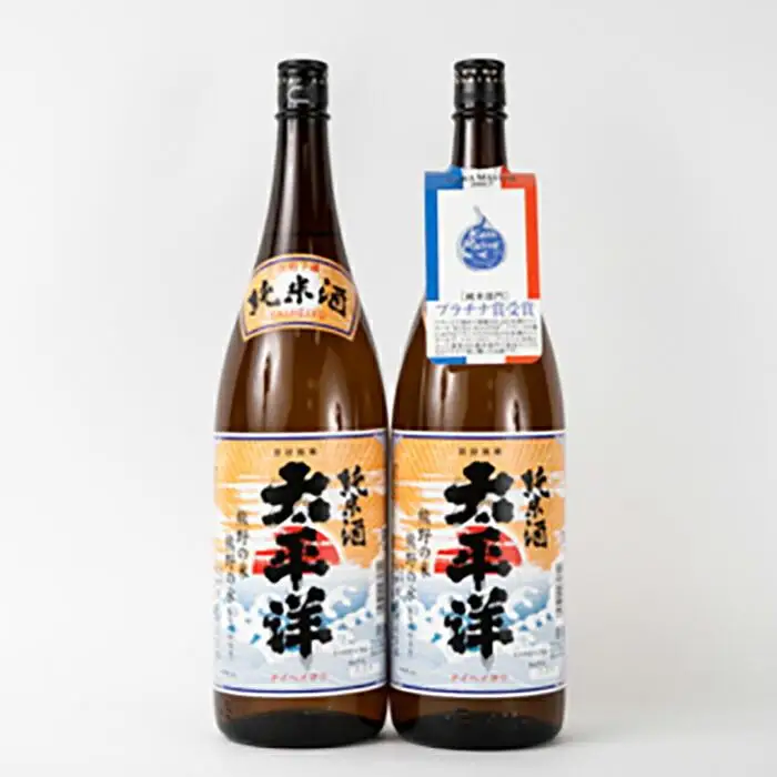 太平洋 純米酒 1.8Ｌ瓶 ２本［プラチナ賞受賞］