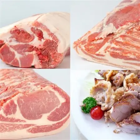 花巻の白金豚厚切りセット　(ロース・肩ロース・バラ)各600g・モモスライス400g×2パック_肉 焼肉 豚肉 やきにく ヤキニク バーベキュー  肉  豚肉 _【配送不可地域：離島】【1409975】