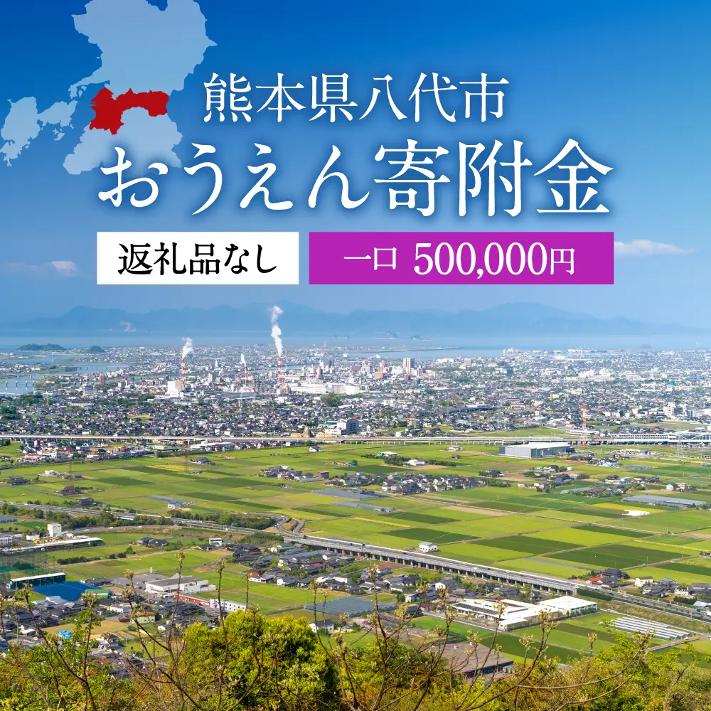 八代市 への寄付（返礼品はありません）応援 寄付 50万円