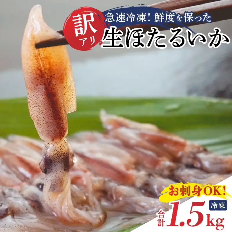 訳あり ほたるいか 1.5kg ホタルイカ 07-02