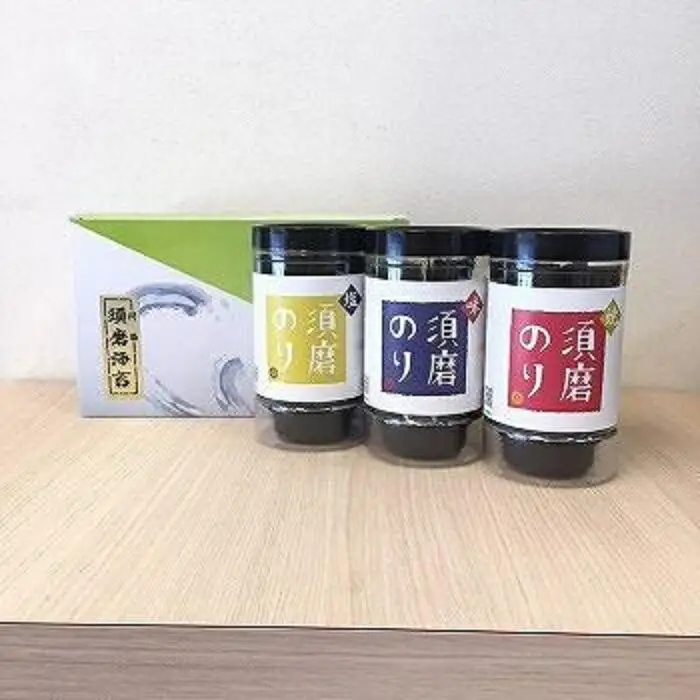 一番摘み須磨のり　卓上3本セット