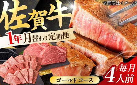 【全12回定期便】A4 A5 豪華 佐賀牛 ゴールドコース 総量15.2kg [FAY040]