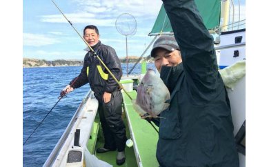 ＜つり船丸十丸＞ カワハギ釣り乗船券 M041-001 チケット 体験