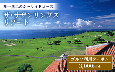 【ザ・サザンリンクスリゾート】 ゴルフ利用クーポン3.000円分 - 旅行 沖縄旅行 リゾートゴルフ 利用券 ゴルフ場利用券 リゾート クーポン券 沖縄県 八重瀬町