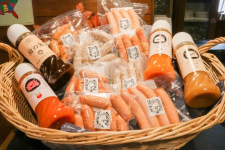 厳選三河豚ソーセージ＆ステーキソース＆ドレッシング 全12種 ミニサイズ  お弁当に最適　H094-029