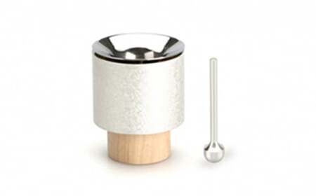 【高岡銅器】塔音 鈴花・鈴棒セット Silver 空穏KUON 花器 おりん 民芸品 工芸品 伝統技術 インテリア  FAD-0660