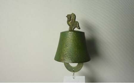 【高岡銅器】鳳凰 風鈴 青金 民芸品 工芸品 伝統技術 雑貨 日用品 インテリア  FAD-0677