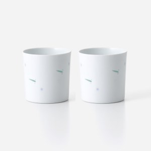 【伊万里焼】透かしメダカコップ 2個セット 027-H715