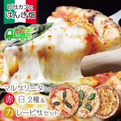Z24-19 寄附額改定↓↓ げんき畑 ピザ 3枚セット＜(赤・白)＆カレーピザ＞ ピザ