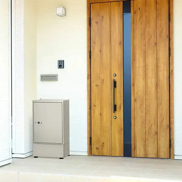 簡単設置 宅配ボックス 85cm 屋外 完成品 防水 宅配box [グリーンライフ]