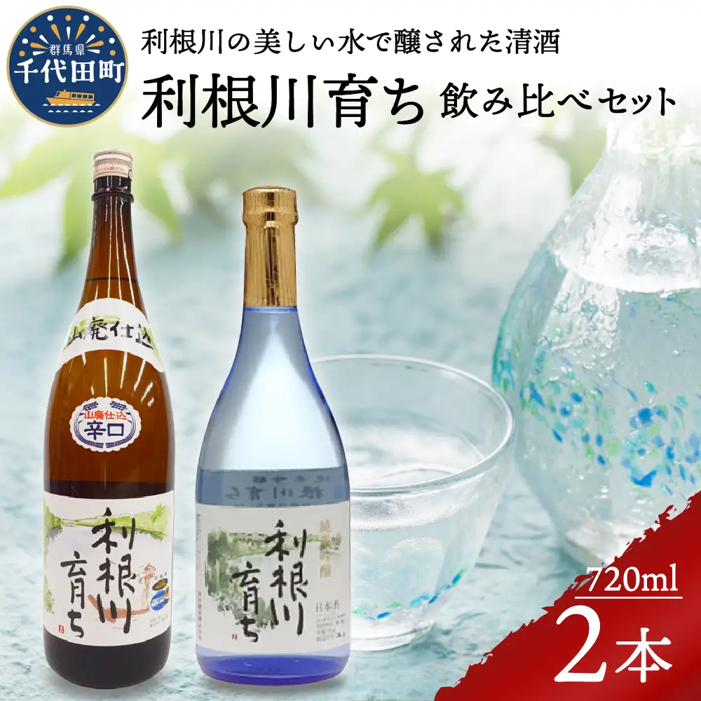 日本酒 清酒 【利根川育ち】 地酒 セット 群馬県 千代田町 ＜山川酒造＞ ※沖縄・離島地域へのお届け不可