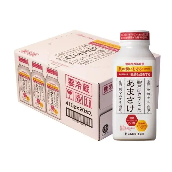八海山 麹だけでつくったあまさけ 410g 1ケース（20本入）【八海山 麹 こうじ 米麹 甘酒 あま酒 あまさけ ノンアル セット 甘さひかえめ ストレート すっきり 味わい ホット 飲み切り】