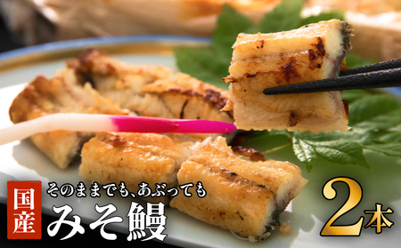 鰻割烹のみそ鰻 2本入 冷蔵 国産 うなぎ 宮城県 石巻市