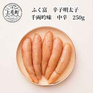 ふく富　辛子明太子　千両吟味　中辛　250g_KNS1903