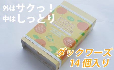 黒潮ぽんかんのダックワーズ（14個入り）【cel200】