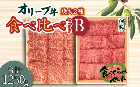 オリーブ牛 焼肉二昧食べ比べセットB
