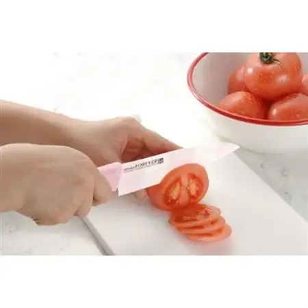 フォーエバー　抗菌カラーセラミック包丁14cmピンク_雑貨・日用品 包丁 キッチン用品 _【1245782】