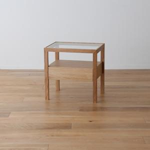 【開梱設置】高野木工 レッチェ50サイドテーブルWO【10年保証】