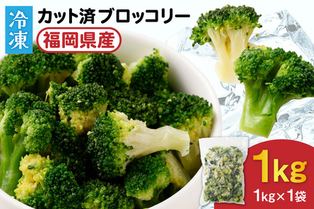 JAむなかたブロッコリー部会より！冷凍ブロッコリー1kg【ほたるの里】_HA0621