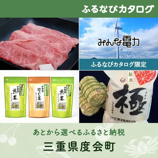 【有効期限なし！後からゆっくり特産品を選べる】三重県度会町カタログポイント
