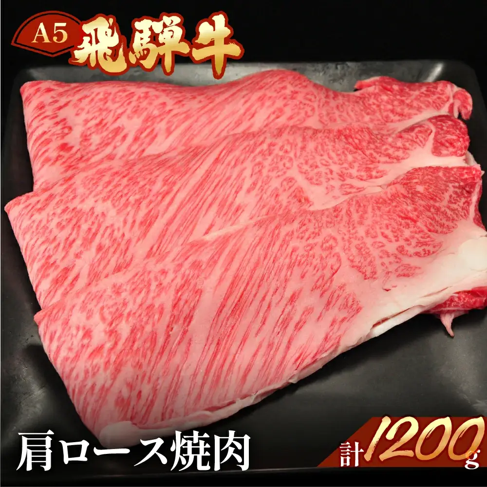 飛騨牛肩ロース焼肉セット 1200g【11-35】