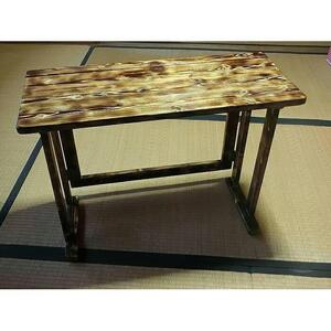 木製レトロ風 折り畳みテーブル（小）
