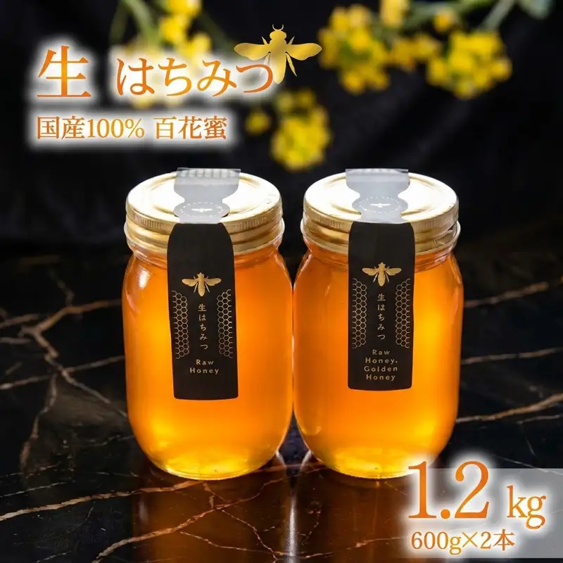 ＜下田みつばち＞ローハニー600g×2本セット [下田みつばちのローハニー 蜂蜜 国産]