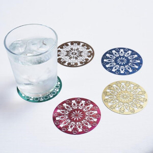 ORORUステンレスコースター 5枚セット