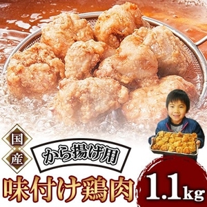 唐揚げ 1.1kg から揚げ 味付鶏肉 NDM