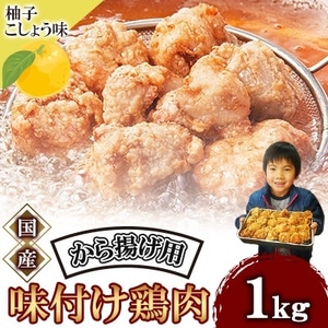 唐揚げ柚子こしょう味 1kg ｜唐揚げ NDM