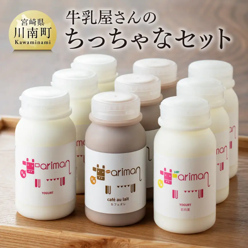 牛乳屋さんのちっちゃなセット 【 アリマン 飲料類 乳 ドリンク 乳 牛乳 加工品 乳製品 乳 】 