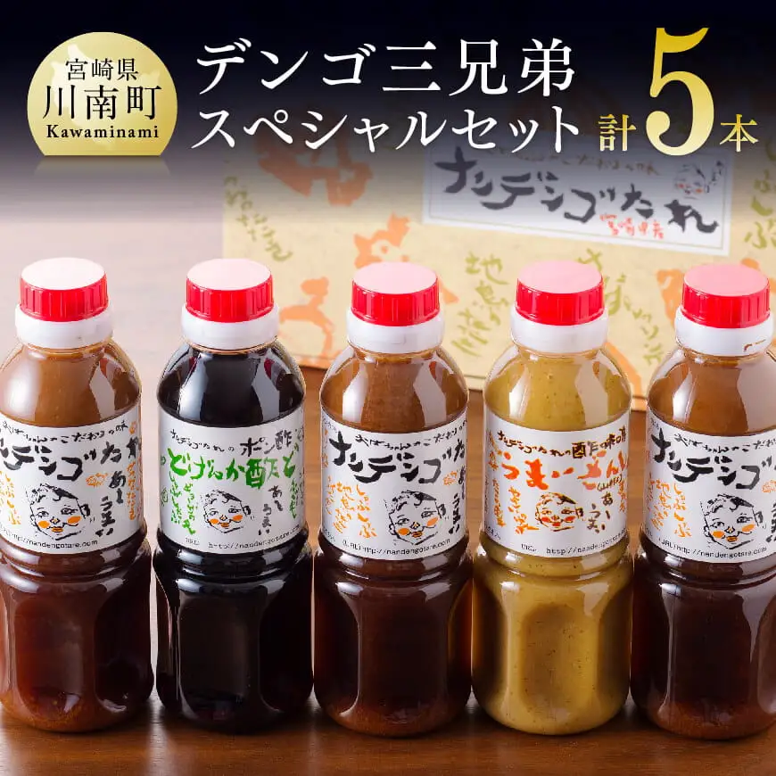 H2101ナンデンゴたれ　デンゴ三兄弟スペシャルセット【調味料 たれ ドレッシング 料理タレ 万能タレ タレセット】