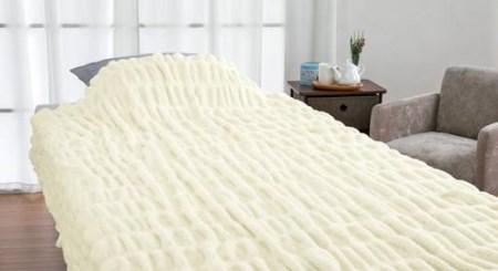 寝具 ブランケット Aurora ホイップコットンケット カラー:ナチュラル [流羽布 石川県 中能登町 27ae0007]