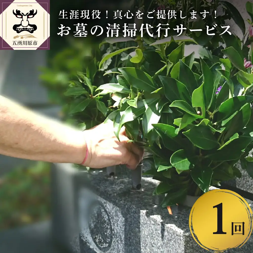 お墓の清掃代行サービス（1回分）