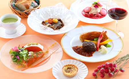 【ふるさと納税　南仏プロヴァンス料理のペアディナー】軽井沢 ディナーコース お食事券 チケット コース ディナー ペア券 招待券 フレンチ レストラン フルコース 飲食 お食事券 犬 ペット
