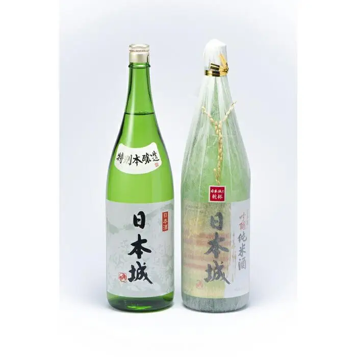「日本城」吟醸純米酒と特別本醸造1.8L×2種セット ［TM235］