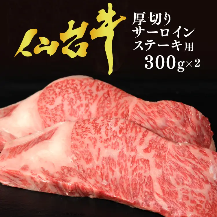 【仙台牛 A-5ランク】厚切り サーロインステーキ用 300g×2枚 [気仙沼市物産振興協会 宮城県 気仙沼市 20565226]