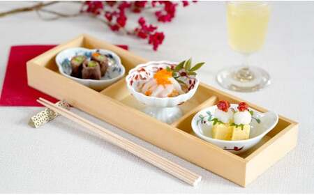 皓洋窯 有田焼 縁起豆皿3点セット 手描き ハレの日 祝 小皿 高台 3枚 皿 食器 うつわ 器 ギフト 贈り物 30000円 3万円 A30-671