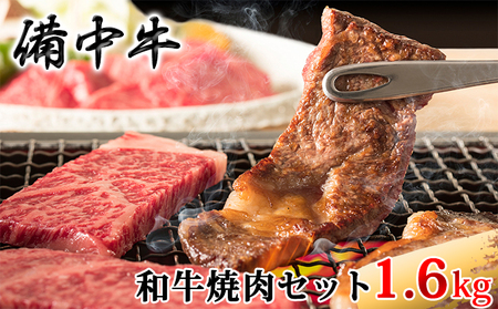 備中牛 和牛焼肉セット 1.6kg 農林水産大臣賞受賞 お肉 牛肉 ロース モモ バラ 