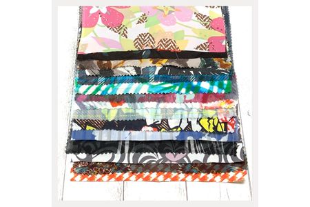 【定期便　12回】 ハギレの 「HAGIREs」　セットA 　20cm×20cm 15枚 (朝日染色株式会社） F7Z-349