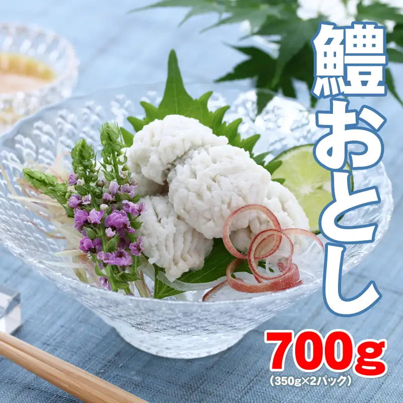 地物 手作り鱧おとし（湯引きはも）700g からし酢みそ・梅肉付