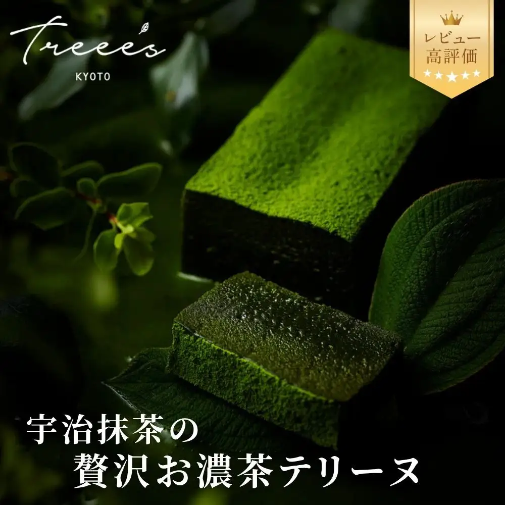 【TREEE’S】お濃茶テリーヌ｜京都 スイーツブランド レビュー高評価 人気 抹茶スイーツ 
